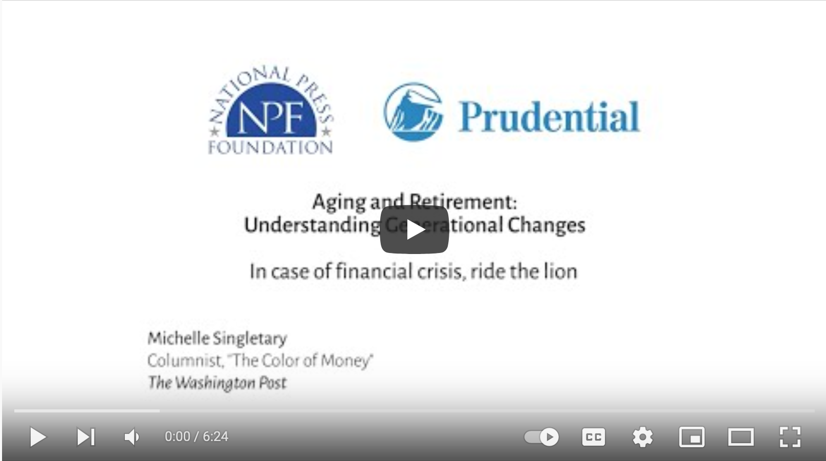 In Case of Financial Emergency, Ride the Lion